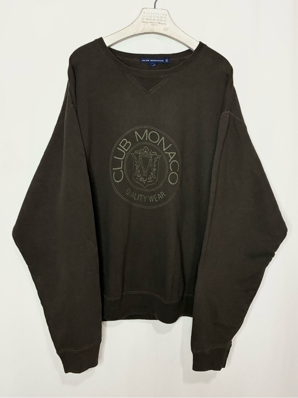 Club Monaco Vintage Crest Pullover Sweatshirt